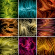 nine abstract backgrounds
