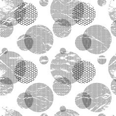Abstract geometric vector background - lacy circles N2