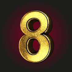 8 letter of gold