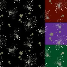 Flower seamless pattern four colors