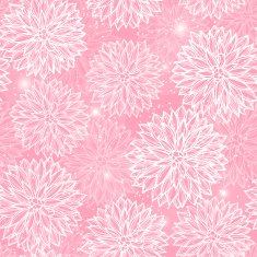 Seamless pattern with flowers Dahlia N15