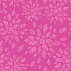 Abstract textile flowers pink seamless pattern background N2