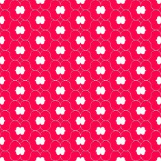 White small lips on pink