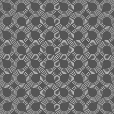 Dark gray ornament with offset rounded shapes N2