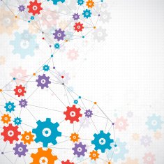 Abstract technology business template background N23