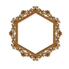 carved frame for picture or photo N4