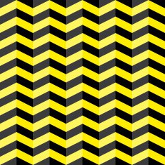Black and yellow chevron seamless pattern