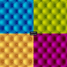 Set colorful leather upholstery furniture textured background N2