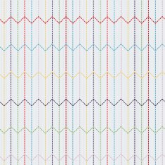 Traditional Japanese Embroidery Ornament with colorful arrow feathers Seamless pattern N2