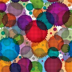 Colorful splattered web design repeat pattern overlay art ink