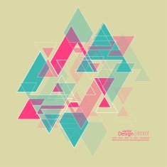 Abstract background with triangles N27