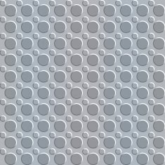 Seamless elevated polka dots background in gray and silver color N2