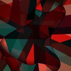 Abstract dark shape illustration N3