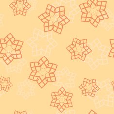 orange geometric seamless pattern
