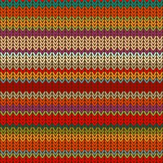 Seamless knitted pattern of colorful bright stripes N2