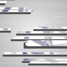 Abstract futuristic geometric shapes N80