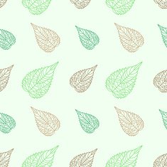 Seamless green leaves mosaic background N2