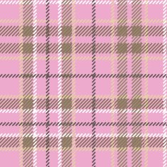 Pink grey beige brown and white tartan seamless pattern