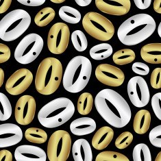 wedding rings pattern eps10