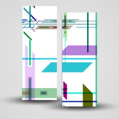 Vector banner set for your design N79