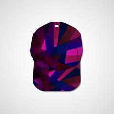 Abstract illustration on peaked cap N163