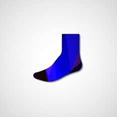 Abstract illustration on sock N162