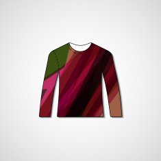 Abstract illustration on sweater N164