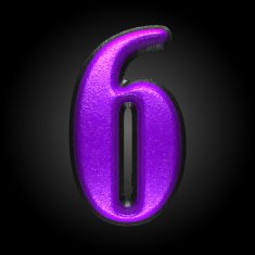 vector violet plastic figure 6