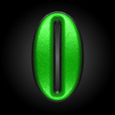 vector green plastic figure 0