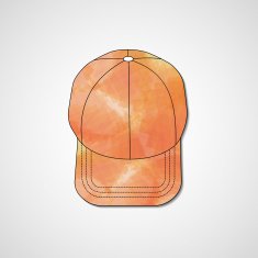 Abstract illustration on peaked cap N168