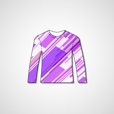 Abstract illustration on sweater N169