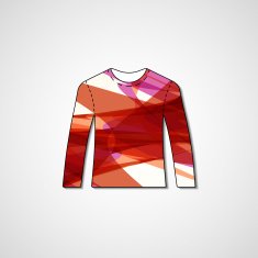 Abstract illustration on sweater N172