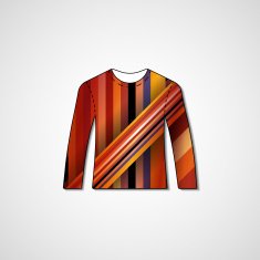 Abstract illustration on sweater N173