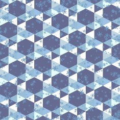 triangle hexagon and snowflake N2