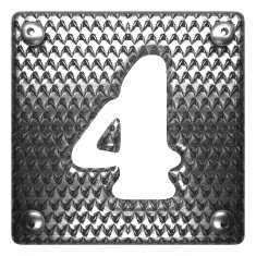 vector metal figure 4
