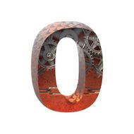 Vector gears cutted figure 0 Paste to any background