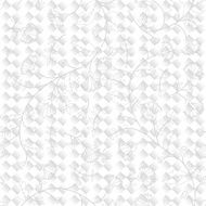 Geometrical background with vegetative elements