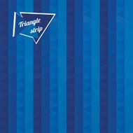 Seamless blue geometric background of the triangles striped pattern N2