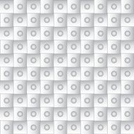 Abstract geometric background of squares and circles