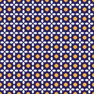 retro blue and white seamless pattern eps10