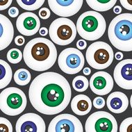 simple color vector eyes pattern eps10