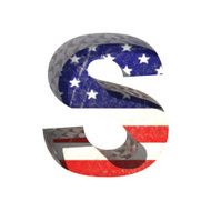 Vector American cutted figure s Paste to any background N2