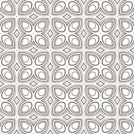 brown stylized flowers