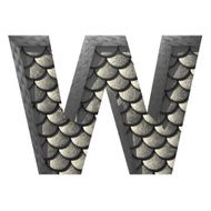 Vector silver cutted figure w Paste to any background