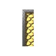 Vector golden cutted figure i Paste to any background