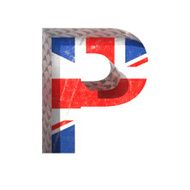 Vector Great Britain cutted figure p Paste to any background N2