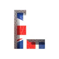 Vector Great Britain cutted figure l Paste to any background N2