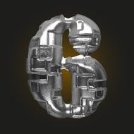 vector metal figure 6 N2