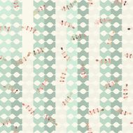 seamless texture of a curved shapes and floral plant elements