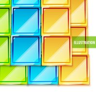 Color glossy vector tiles background